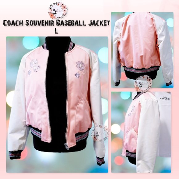 Coach Jackets & Blazers - 🎉HP🎉🆕Coach Embroidered Souvenir Jacket L